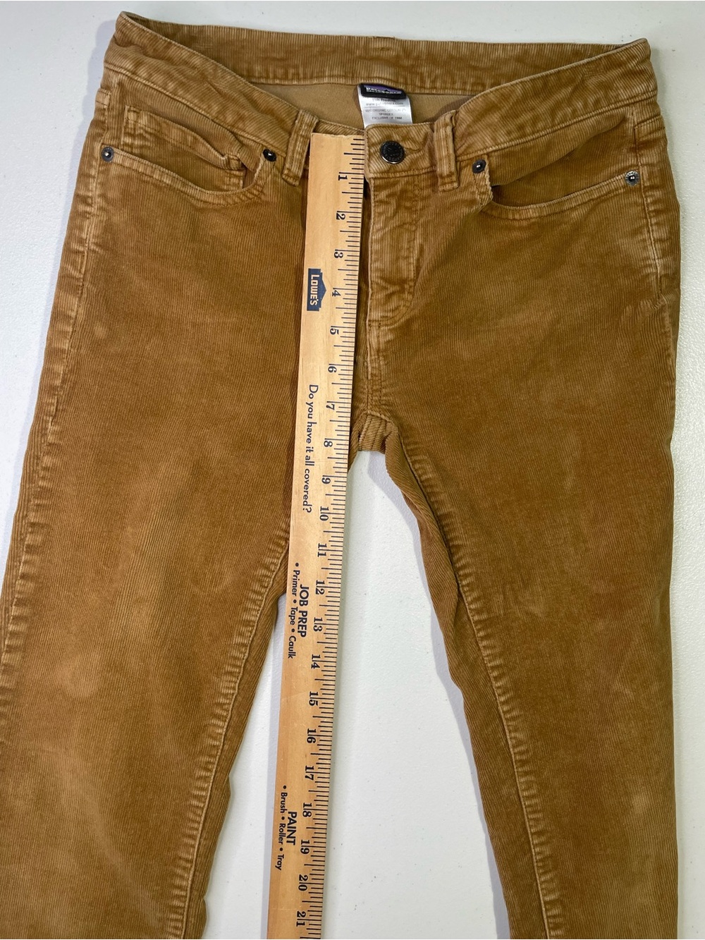 Patagonia Women's 26 Fitted
Organic Cotton Light Brown Corduroy Pants VGUC - Picture 5 of 9